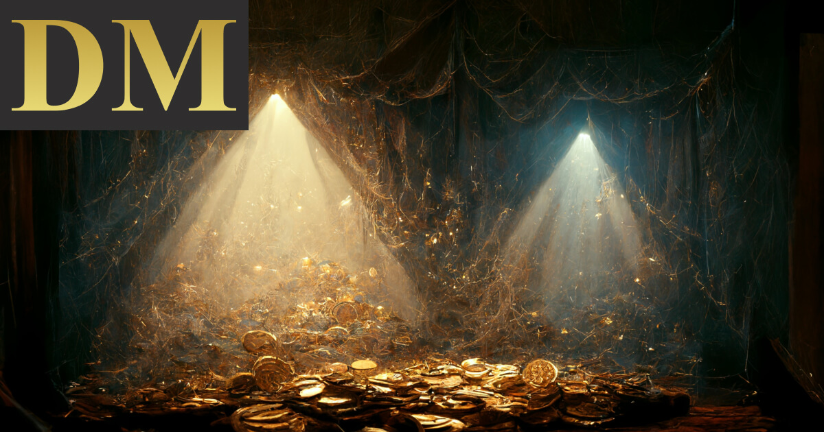 Step into a mesmerising cave where old gold coins lie scattered, inviting you to embark on a thrilling adventure of riches with Dion Mayne an Award-winning Historical Fiction Author